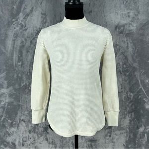 Madewell Cream Turtleneck Sweater